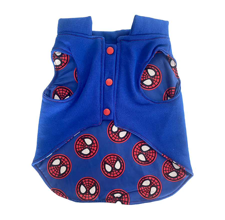 spiderman chaleco azul costa rica ropa mascota